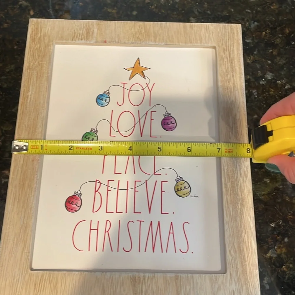 Rae Dunn Christmas sign - Picture 3 of 5